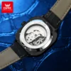 OPK 8173 Watches For Men Casual Simple Original Automatic Mechanical  Waterproof Luminous High Quality Wristwatch Reloj Hombre 5
