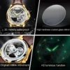 OLEVS Luxury Men Watches Automatic Mechanical Wristwatch Skeleton Design Waterproof Leather Strap Male Watch Reloj Hombre 6