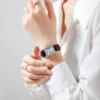 2024 New Fashion Women Watch Ladies Watches Creative Steel Girls Bracelet Wristwatches Female Waterproof Clocks Relogio Feminino 4