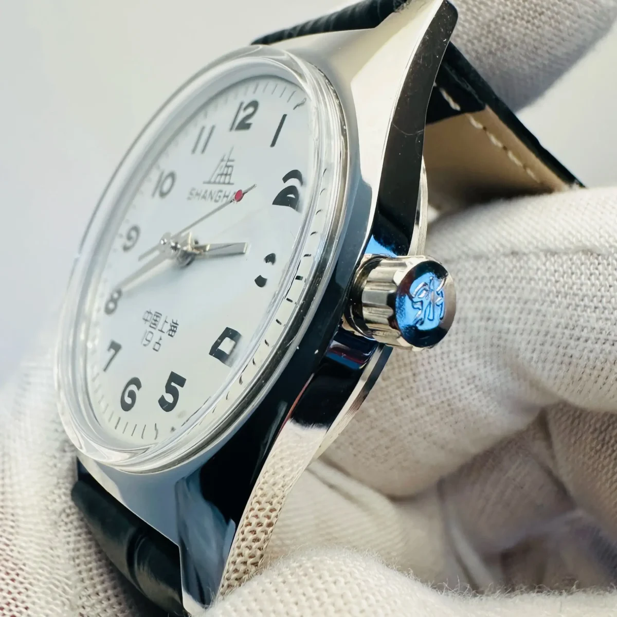 Vintage-Inspired Shanghai 7120 Watch 36mm - Mechanical Men's Wristwatch for Collectors & Watch Enthusiasts 5