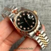 26mm NH05A Laydy Watch for Women Mechanical Automatic Watches Sapphire Crystal Date Screw-in Crown Luxury Style Diamond Markers 3