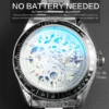 Women’s Automatic Mechanical Skeleton Watch Self-Winding Gold Plated Dress Watch Water Resistant Luxury Timepiece 5