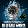BERNY Automatic Dive Watch for Men Super Luminous Original Design 20ATM Diver Wristwatch Sapphire, Local Warehouse Fast Delivery 4