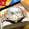 OLEVS 7063 Moon Phase Business Men's Watches Date Luminous Waterproof Automatic Mechanical Watch Classics Simple Wrist Watch 4