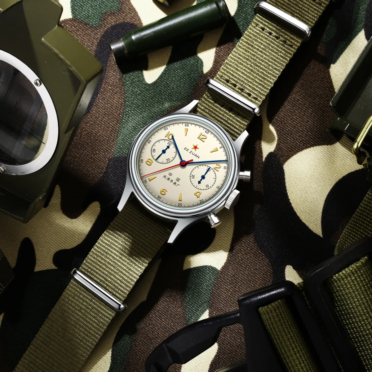 Seagull 1963 International Edition Watch for Men Chronograph Manual Winding Mechanical Watches Original ST1901 D304 Memorial 5
