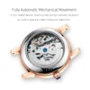 CHENXI Women Automatic Mechanical Watch Top Brand Luxury Stainless Steel Waterproof Wrist Watch Ladies Skeleton Tourbillon Clock 6