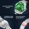 LIEBIG Fashion Luxury Movement Quartz Watches Business Time Watch Waterproof Stainless Steel Strap Wristwatches For Men Women 5