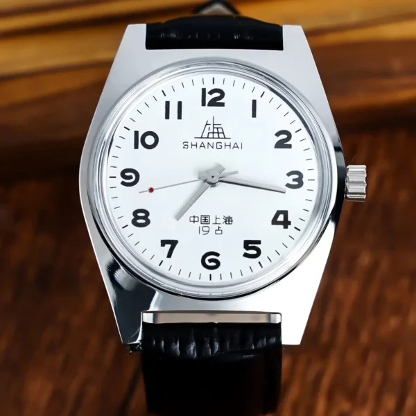 Vintage-Inspired Shanghai 7120 Watch 36mm - Mechanical Men's Wristwatch for Collectors & Watch Enthusiasts 1