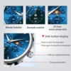 OLEVS Moon Phase Men's Watch Simple Casual Original Fashion Quartz Watch for Men Waterproof Luminous Stainleess Steel Wristwatch 5