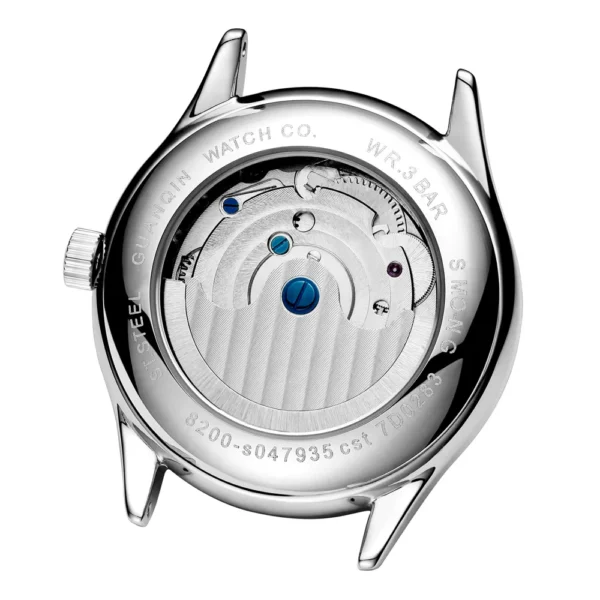 GUANQIN Luxury Skeleton Women's Mechanical Wristwatch Fashion Top Brand Automatic Silver Montre Femme Lady Watch Sapphire Clock 2