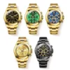 OLEVS Men's Watches Classic Luxury Automatic Mechanical Original Wristwatch for Man 24 Hour Week Date Display Waterproof Fashion 5