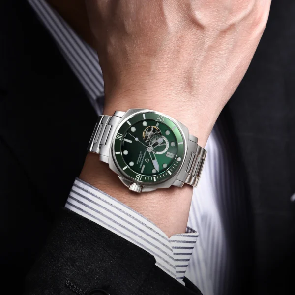 2024 New PAGANI DESIGN Men Mechanical Wristwatches Luxury Mens Watches Automatic Watch For Men Sapphire Mirror Waterproof Sports 2