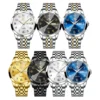 OLEVS Original Waterproof Men's Watches Digital Mirror Quartz Watch for Man Luminous Stainless Steel Wristwatch Male Date Week 6