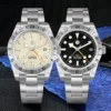 San Martin NH34 39mm BB GMT Luxury Men's Watches Business Dress Watch For Men Automatic Mechanical Sapphire Date Windows BGW9 3
