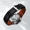 AGELOCER Original Astronomer Watch Van Gogh Oil Painting Men Luxury Automatic Mechanical Moon Phase Watch Birthday Gift for Men 4