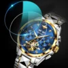 OUPINKE Automatic Mechanical Watch for Men 50M Waterproof Sapphire Mirror Luxury High Level Wristwtch 4