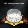 OLEVS Certified Original Brand Men's Quartz Watches Calendar Waterproof Double Needle Luminous Male Wristwatch Business Watch 4