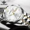 OUPINKE Luxury Top Brand Men's Watches Fashion Sapphire Mirror Automatic Mechanical Watch Dual Calendar Luminous Watch for Man 2