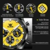 OLEVS Top Brand Original Fashion Men's Watches Multifunctional Silicone Adhesive Tape Quartz Watch Luminous Calendar Wristwatch 5