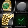 OLEVS Men's Watches Luxury Gold Original Quartz Watch for Man Waterproof Classic Commemorative Strap Moon Phase Chronograpgh 4