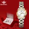 OUPINKE 3171 Fashion Ladies Watches Bracelet Set Box Automatic Mechanical Watch for Women Date Brand Original  Luxury Wristwatch 4