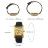 LANCARDO Men's Automatic Mechanical Watches Man's Clock Reloj Relogio Masculino Male Leather Strap Wristwatch Simple Watch 3
