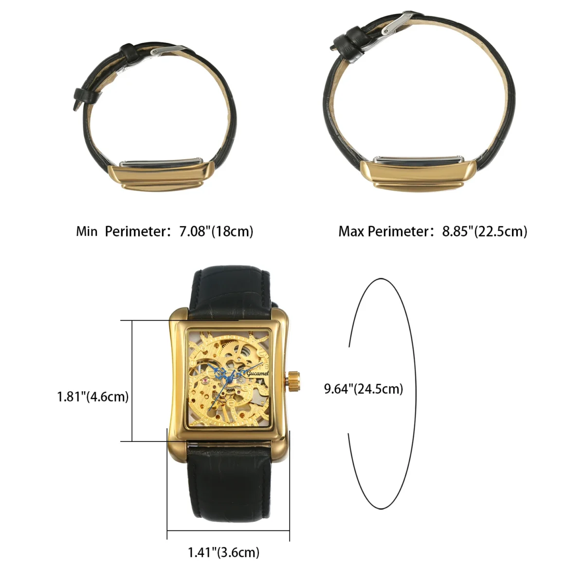 LANCARDO Men's Automatic Mechanical Watches Man's Clock Reloj Relogio Masculino Male Leather Strap Wristwatch Simple Watch 3