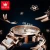 OLEVS Luxury Brand Butterfly Dial Women Automatic Mechanical Watch Ceramic Strap Waterproof Fashion Ladies Watches Relojes Mujer 4