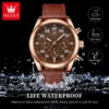 OLEVS TY703 Mens Watch Fashion Casual Original Quartz Watch for Man Chronograph Waterproof Luminous Date 24 Hour Display  New 5