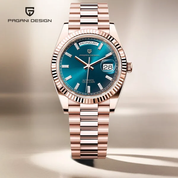 PAGANI DESIGN DD36 Men's Watches Rose Gold Luxury Automatic Watch For Men Mechanical Wristwatches Sapphire Mirror Clock Gift Man 1