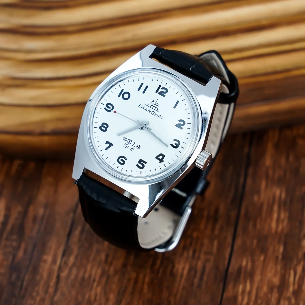 Vintage-Inspired Shanghai 7120 Watch 36mm - Mechanical Men's Wristwatch for Collectors & Watch Enthusiasts 4