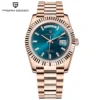 Rose gold blue