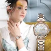 OUPINKE 3180 Ladies Watch Classic Mechanical Watch Watch 50M Waterproof Luminous For Ladies Date Watch Dual Calendar Design 4