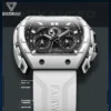 Mark Fairwhale Fashion Brand Men's Watches Resin Case Waterproof Date Sports Top Quartz Watch For Men 2