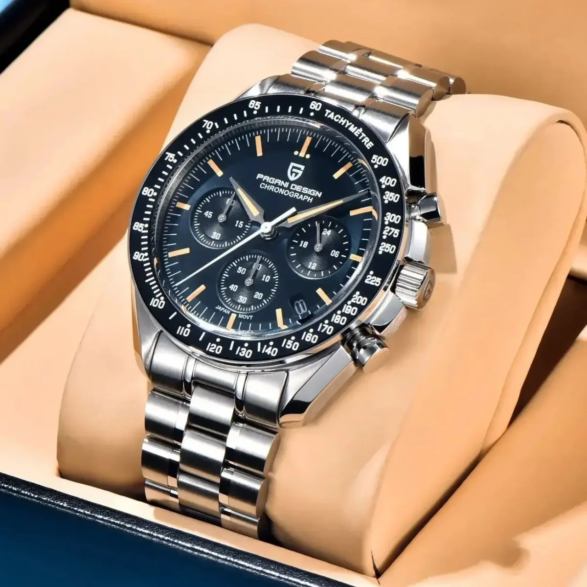2025 New PAGANI DESIGN Tribute to CK2998 Moon Watch Retro Luxury Quartz Watches For Men Stainless steel Sport Chronograph Man 3