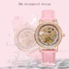 Girls Watch Mechanical Luxury Ladies Automatic 50m Waterproof Business Dress Woman Sport Leather Watch Clock Relogio Feminino 3