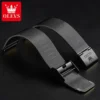 OLEVS Fashion Men's Watches Minimalism Ultrathin Original Quartz Wristwatch Waterproof Watch for Man Luminous Casual Mesh Strap 3