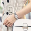 MIGE Original Miyota Automatic Mechanical Watch Luxury Women Wristwatch skeleton Diamond waterproof ceramic stainlesssteel 5