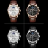 LIGE Business Watch Men Fashion Leather Military Waterproof Men's Quartz Wristwatches Casual Sports 24 Hour Moon Phase Watch Men 6