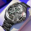 all black silver
