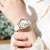 AILANG Brand New Fashion Skeleton Mechanical Watch for Women Leather Waterproof Luxury Diamond Watch for Womens Montre Femme 5