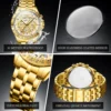 OLEVS 9913 New Mens Watch Original Quartz Watch Waterproof Luminous Watches For Men Multifunctional Chronograph Mens Gifts Reloj 5