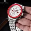 PAGANI DESIGN New Men’s Watch Chronometer Sapphire Mirror Red Quartz Watch For Men Waterproof Luminous Relogio Masculino 2025 3