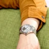 2025 Seagull Men's Automatic Mechanical Watch Multifunction Dial Calendar Sapphire Steel Band Men's Wristwatch M163S 5