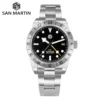 San Martin NH34 39mm BB GMT Luxury Men's Watches Business Dress Watch For Men Automatic Mechanical Sapphire Date Windows BGW9 1