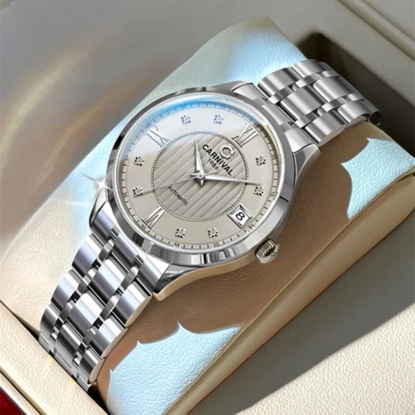 CARNIVAL Luxury Top Brand Automatic Mechanical Watch Women Waterproof Fashion Ladies Watches Sapphire Glass Miyota Movement 2