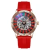 red silicone band