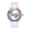 Luxury Mechanical Women Watch Transparent Case Skeleton Elegant Silicone Strap Waterproof Ladies Wristwatch Girls Dress Watch 3