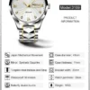 OUPINKE 3169 Men Watch Luxury Brand Imported Automatic Movement Watch Fashion Sapphire Waterproof Calendar Men Mechanical Watch 6