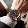 LIGE Watch Men Fashion Sports Quartz Clocks Mens Watches Top Brand Leather Military Waterproof Date Watch Relogio Masculino 5